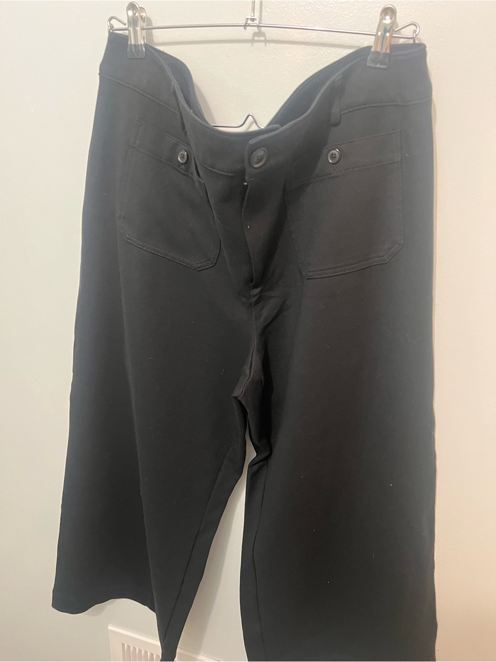 LOFT Black Palmer Wide Leg